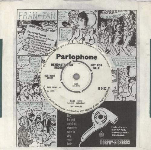 The Beatles Paperback Writer - A Label - VG+ UK Promo 7